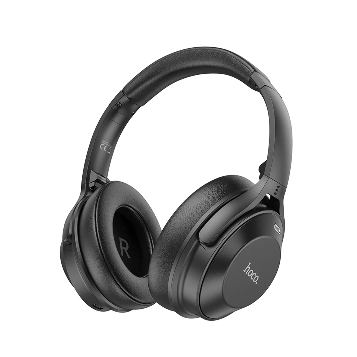 Hoco. W37 Aux Destekli Gürültü Engelleyicili Bluetooth Kablosuz Kulaklık - Siyah